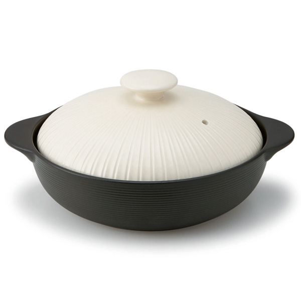 直火対応 Ih対応のセラミック製土鍋 遠赤外線効果により料理が美味しく仕上がる人気の土鍋